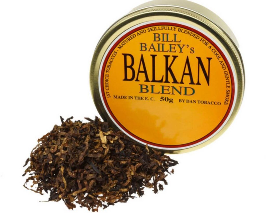 A heap of ground Balkan tobacco ready for use.